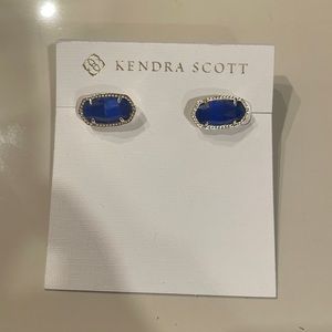 Worn once - Kendra Scott Sapphire studs.